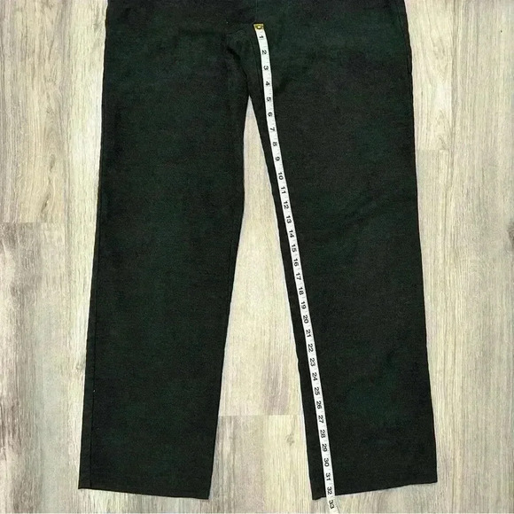 Club Monaco Charcoal Gray Dress Work Pants Buckle Trouser Cotton Blend Size 6 - Picture 3 of 9